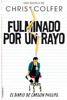 Reseña Fulminado por un rayo, Chris Colfer