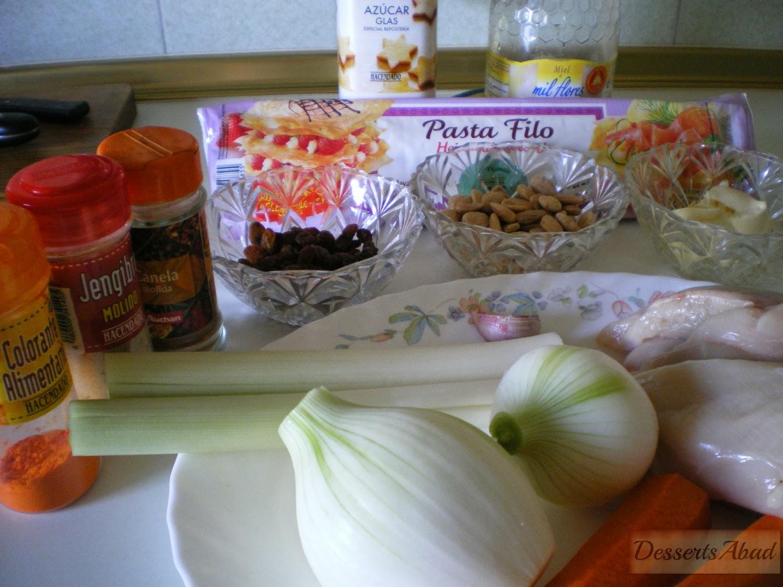 Pastela en rollitos