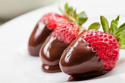 Fresas con chocolate