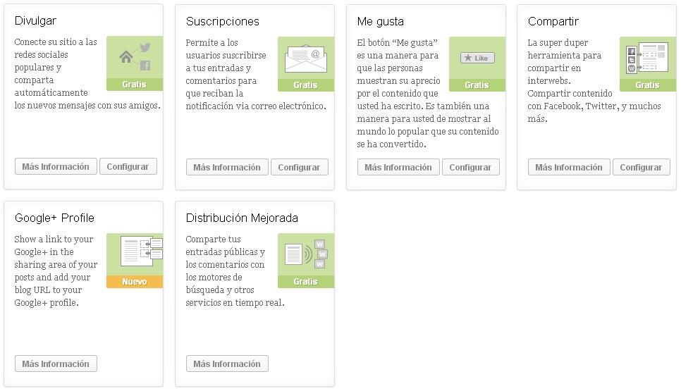 Cómo configurar WordPress y mi posicionamiento web (II) Jetpack Social Configuración
