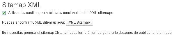 Cómo configurar WordPress y mi posicionamiento web (II) Yoast WordPress SEO Sitemap