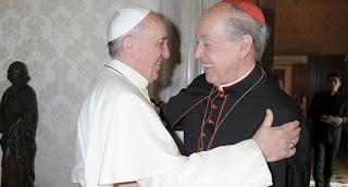 EL PAPA FRANCISCO CON EL CARDENAL JUAN LUIS CIPRIANI EL PAPA FRANCISCO CON EL CARDENAL JUAN LUIS CIPRIANI