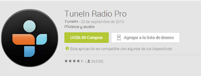 TuneIn Radio Pro v 9.0 APK