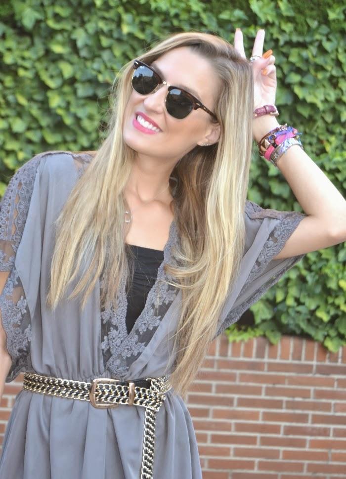 Grey lace dress Grey lace dress