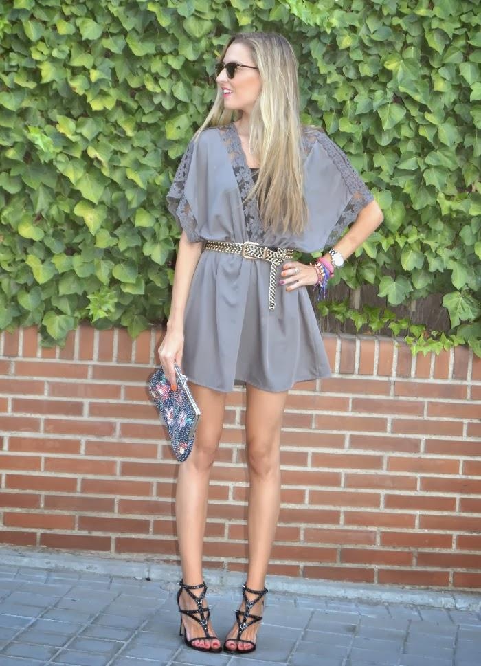 Grey lace dress Grey lace dress