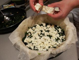 Empanada de espinacas y queso feta Empanada de espinacas y queso feta