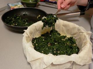 Empanada de espinacas y queso feta Empanada de espinacas y queso feta