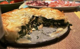 Empanada de espinacas y queso feta Empanada de espinacas y queso feta