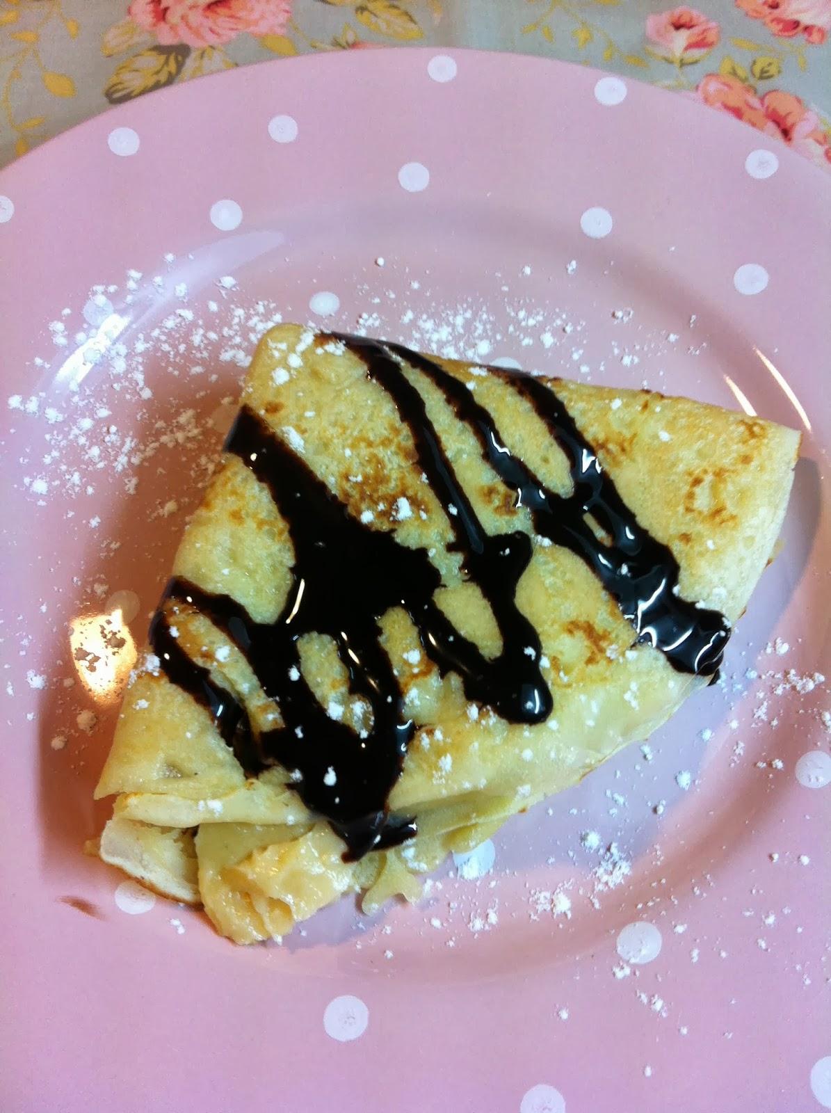 Crêpes Con Crema De Vainilla Crêpes Con Crema De Vainilla