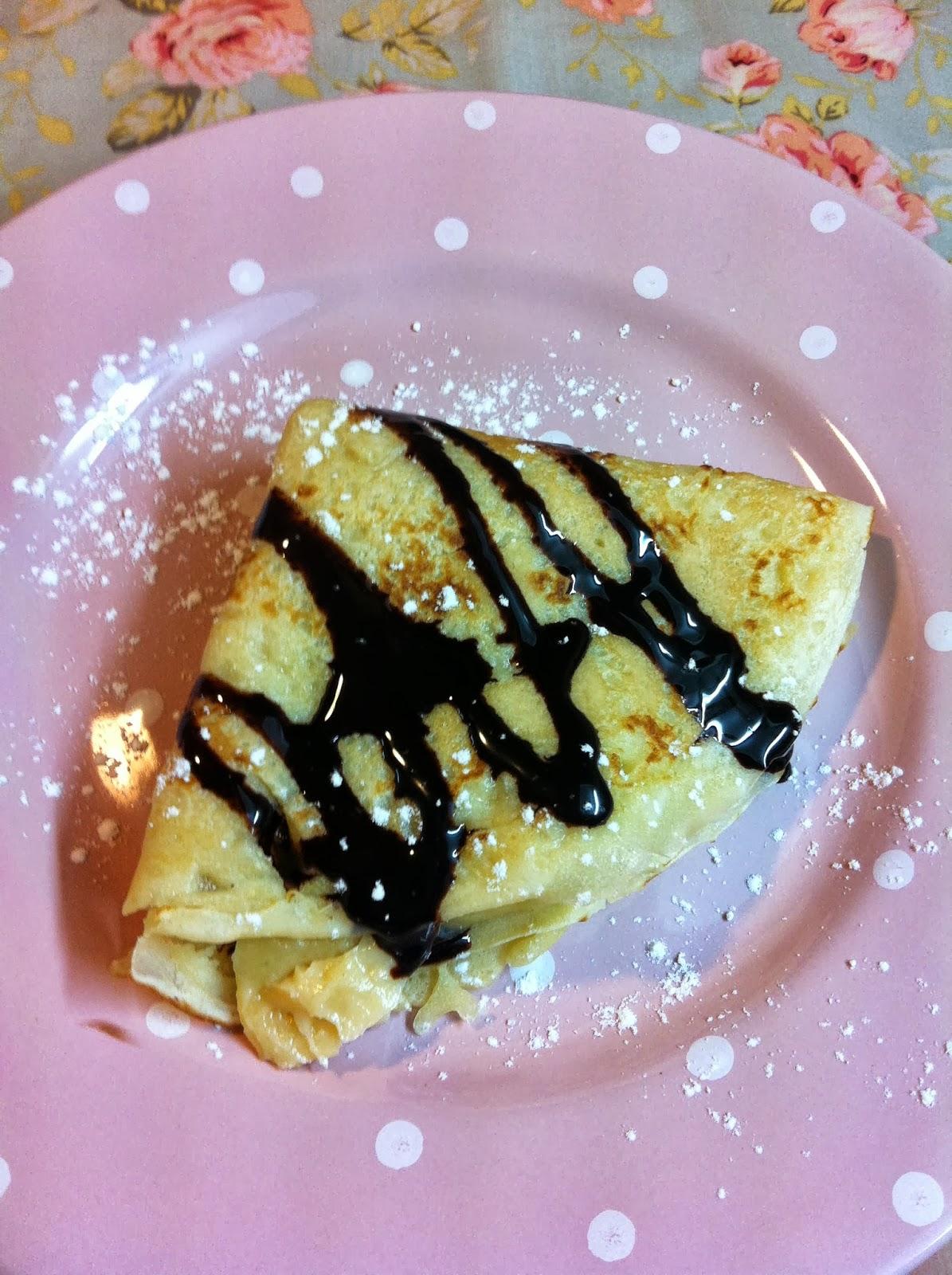 Crêpes Con Crema De Vainilla Crêpes Con Crema De Vainilla