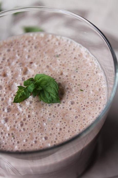 Batido de plátano, menta y helado IMG_2099