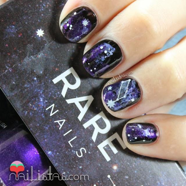 Uñas decoradas con Galaxias | RARE Nails Galaxy Nail art Kit