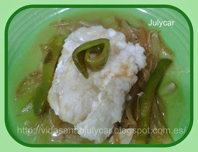 Bacalao encebollado Bacalao encebollado