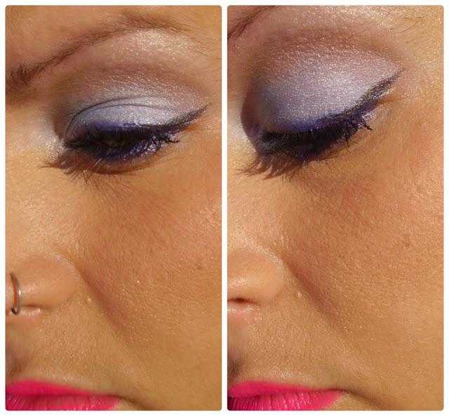 Look pastel con labios neón Look pastel con labios neón