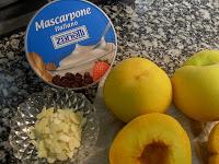 Lomo relleno con melocotones al romero Lomo relleno con melocotones al romero