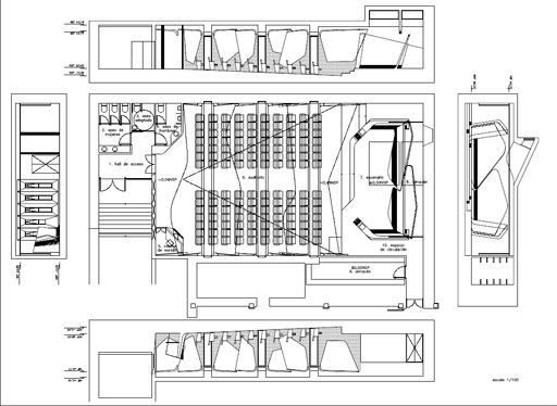 A-cero presenta una propuesta para la reforma de un auditorio en la