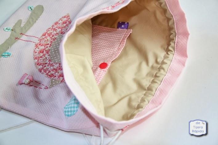 Mochila para guardería Pajarito Mochila para guarderia