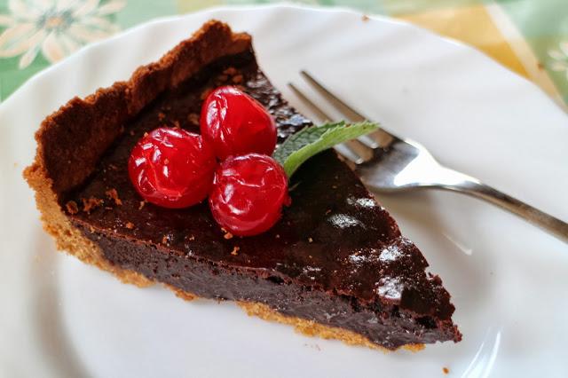 Tarta de chocolate y leche condensada Tarta de chocolate y leche condensada