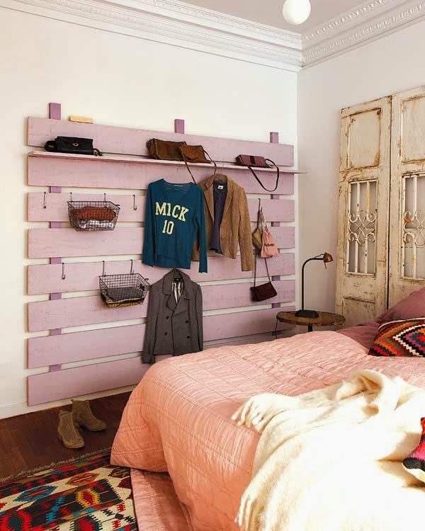 Dormitorio vintage con objetos reciclados. - Paperblog