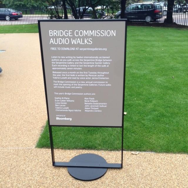 ¡Con S de Serpentina! un nuevo must en Londres Audio guides