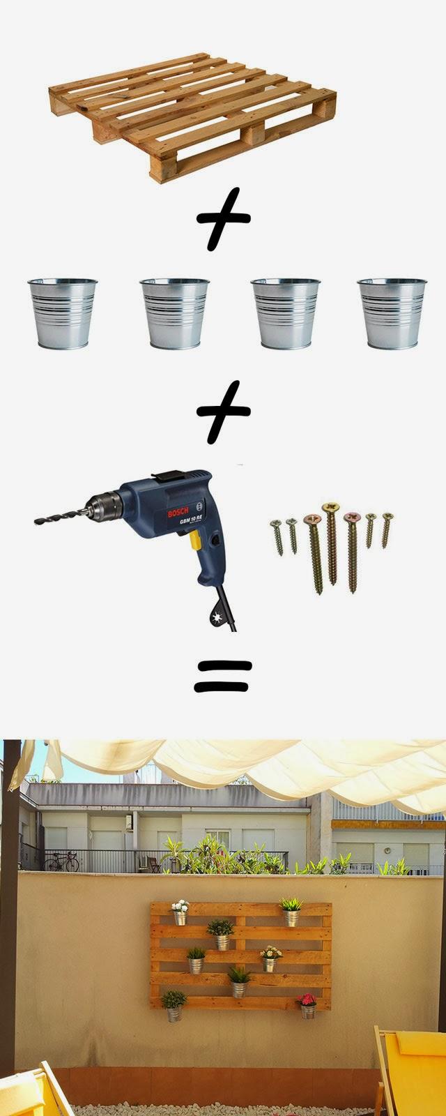 DIY: Jardinera vertical con un palet DIY: Jardinera vertical con un palet