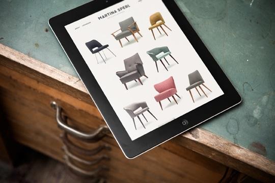 Identidad Martina Sperl Martina Sperl branding tapiceria