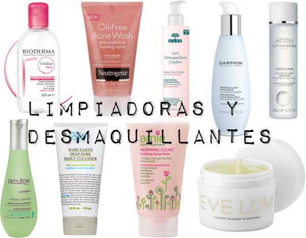 limpiadoras y desmaquillantes