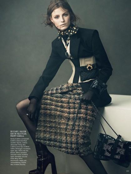 Clara Nergårdh for Elle Sweden October 2013 Clara-Nergårdh-for-Elle-Sweden-October-2013-Andreas-Sjodin