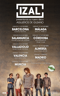 Nuevas fechas de conciertos para IZAL Nuevas fechas de conciertos para IZAL