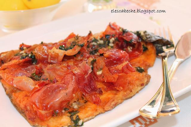 Truchas con jamón Truchas con jamón