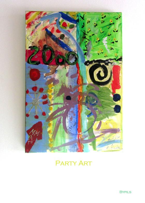 Party Art ( o el cuadro que inspira una fiesta). DIY PartyrtResultado
