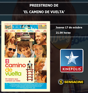 ¿Te gustaría asistir al preestreno de El camino de vuelta? ¿Te gustaría asistir al preestreno de El camino de vuelta?