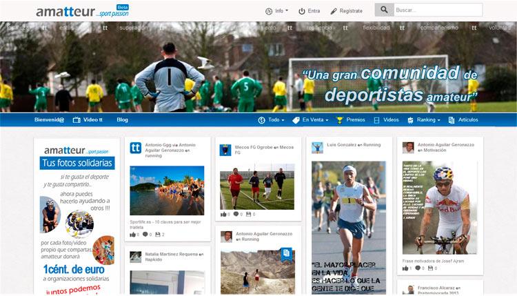 Te contamos todos acerca de la nueva red social de deporte: amatteur Te contamos todos acerca de la nueva red social de deporte: amatteurº