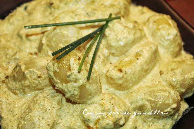 Patatas baby con cúrcuma y especias Patatas baby con cúrcuma y especias