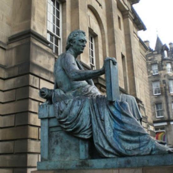 Semana viajera: Edimburgo (I) Hume estatua
