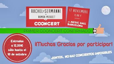 La plataforma COONCERT confirma su primer concierto: Rachel Sermanni + Ramon Mirabet (17 de Noviembre en Music Hall, BCN)