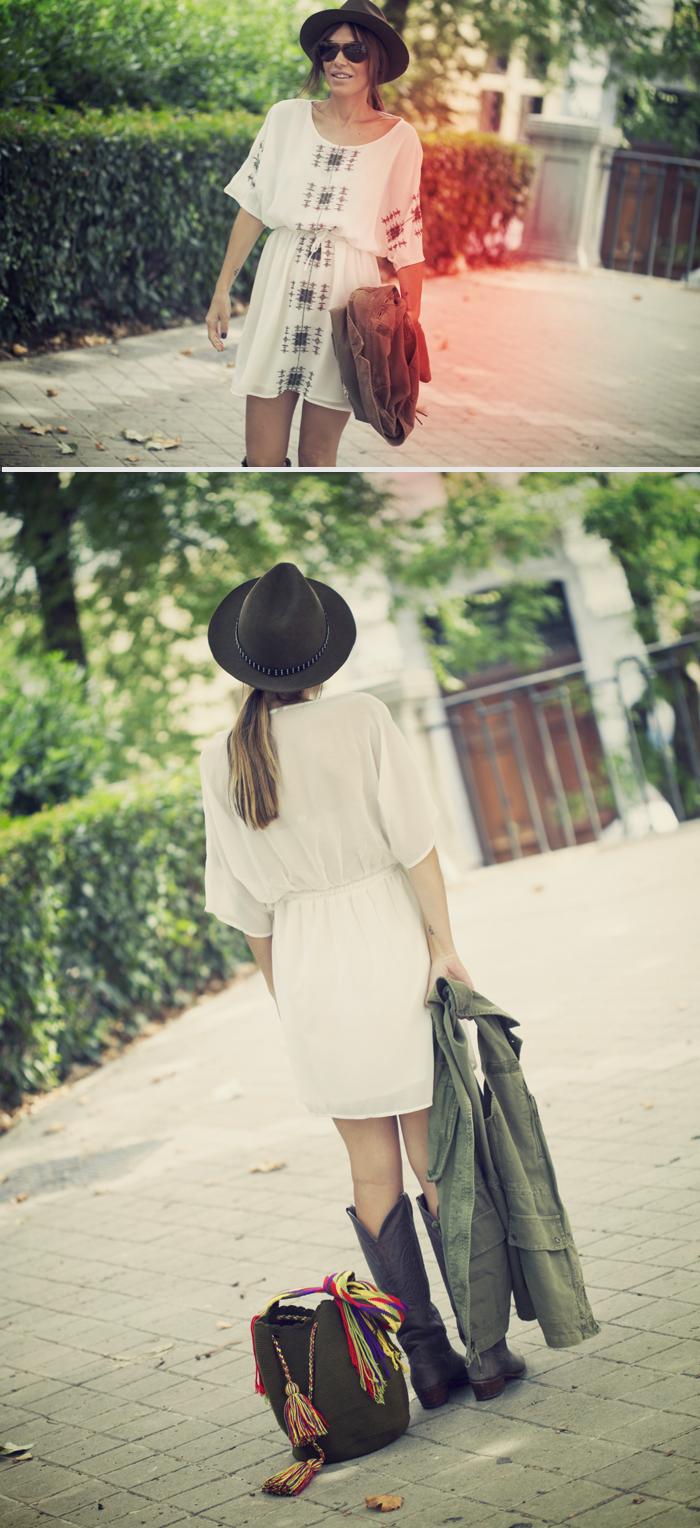 street style barbara crespo easy and comfy outfit sheinside dress sendra boots street style barbara crespo easy and comfy outfit sheinside dress sendra boots