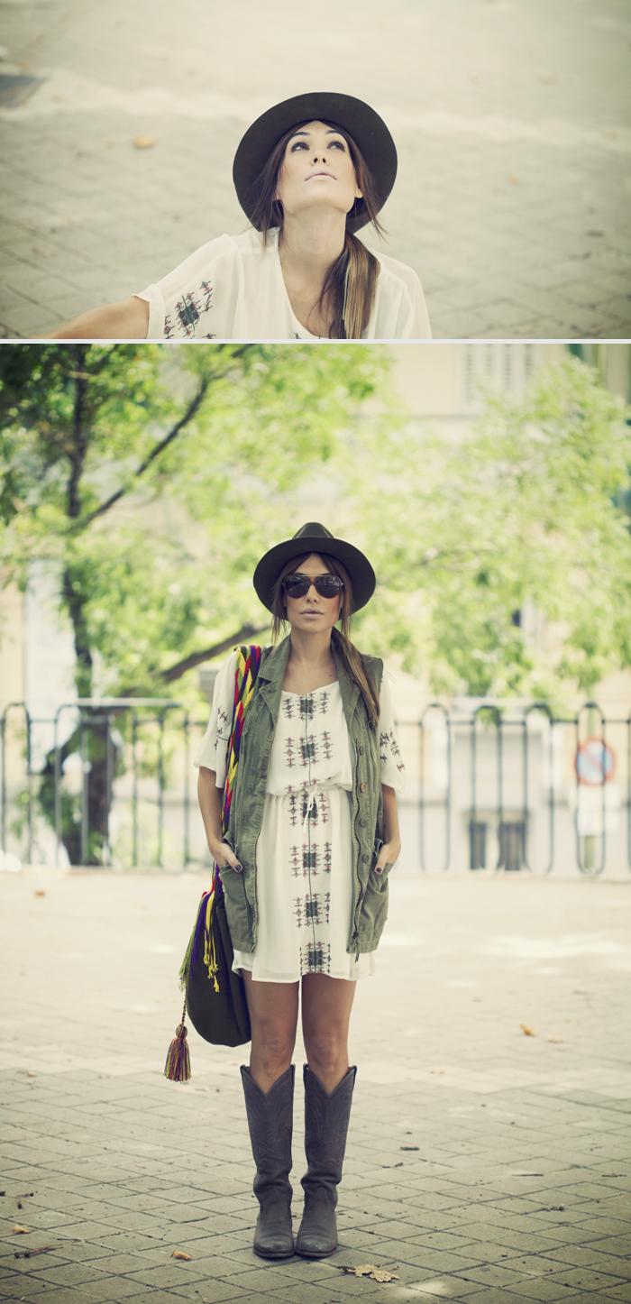 street style barbara crespo easy and comfy outfit sheinside dress sendra boots street style barbara crespo easy and comfy outfit sheinside dress sendra boots