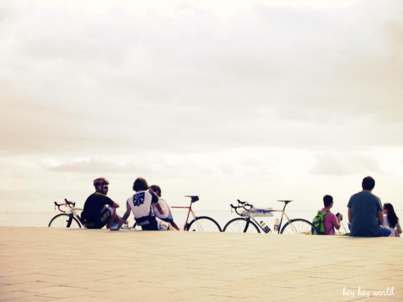 Los domingos nuestros en la Barceloneta Barceloneta bici