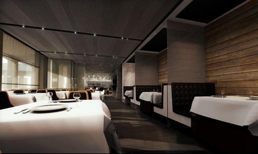A-cero Projects A-cero presenta las últimas imágenes del proyecto de interiorismo para el restaurante Aspen