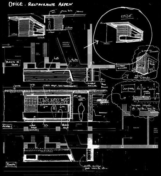 A-cero Projects A-cero presenta las últimas imágenes del proyecto de interiorismo para el restaurante Aspen