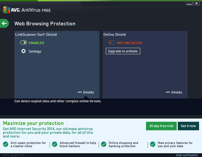 Mejores antivirus gratis: AVG Antivirus Free 2014