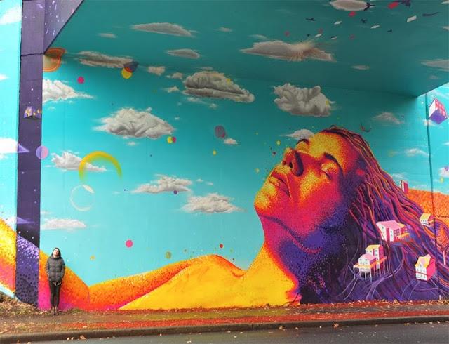 Dasic y sus murales hipnotizantes Dasic y sus murales hipnotizantes