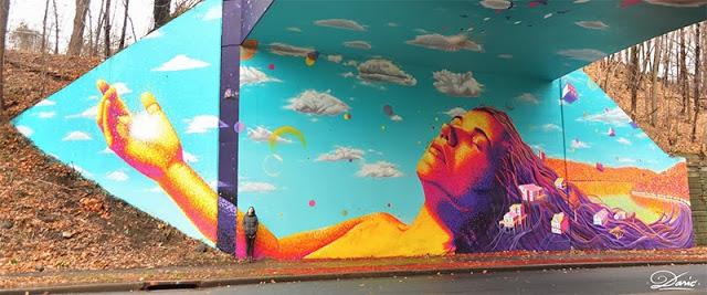 Dasic y sus murales hipnotizantes Dasic y sus murales hipnotizantes