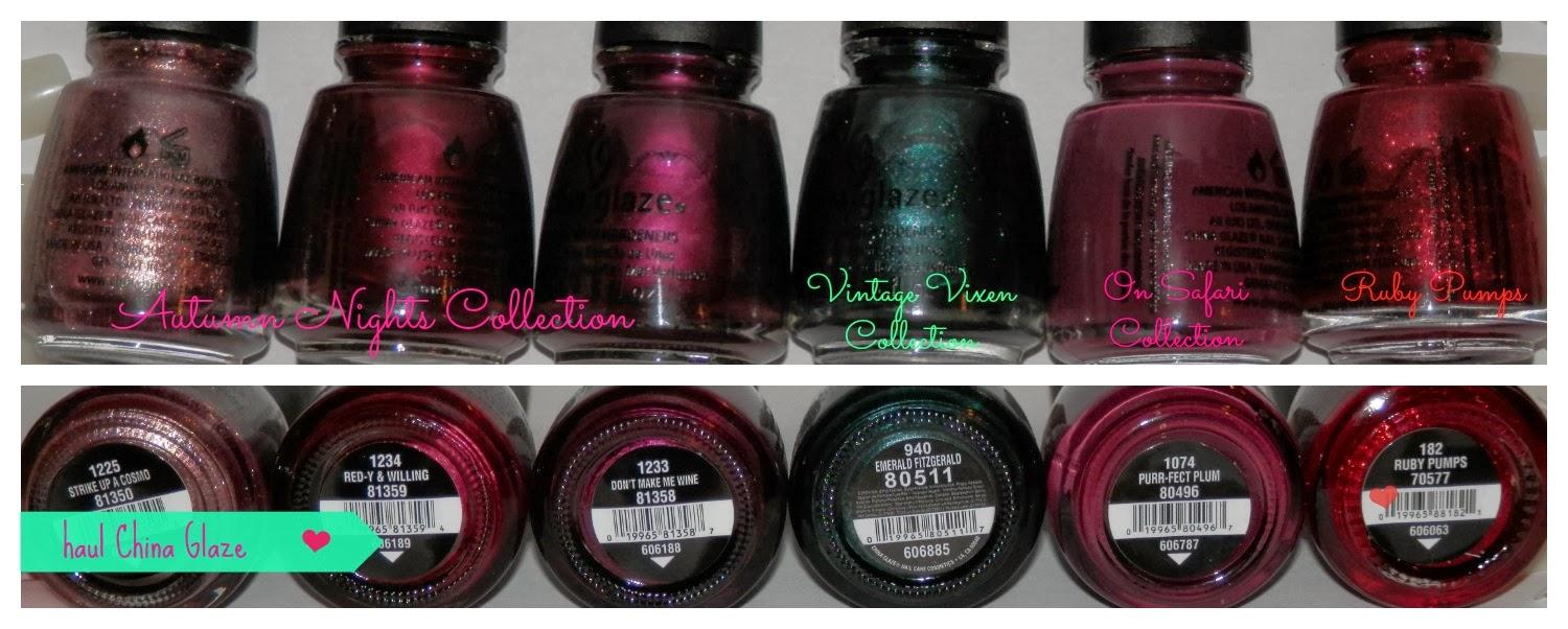 haul CHINA GLAZE, Salon Look 13 haul CHINA GLAZE, Salon Look 13