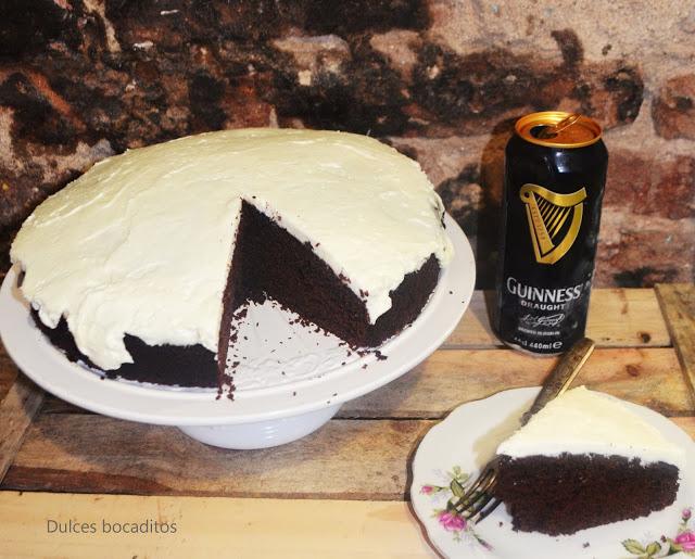 TARTA GUINESS DE CERVEZA NEGRA