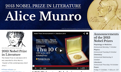 Alice Munro, Premio Nobel de Literatura 2013