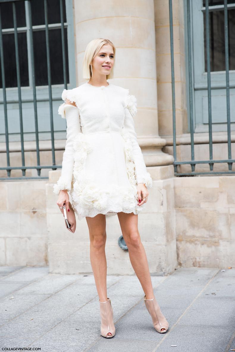 SAY CHEESE! ELENA PERMINOVA Elena Perminova Street Style PFW