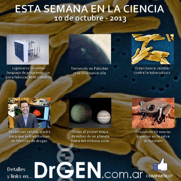 Esta semana en ciencia – 10 de octubre 2013 semana en ciencia Esta semana en ciencia – 10 de octubre 2013