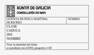 Carnet pesca Xunta de Galicia